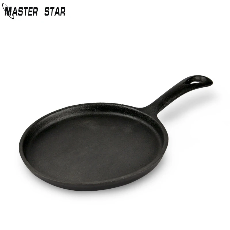 Чугунный брикет Master Star сковорода для блинов с антипригарным покрытием жареный