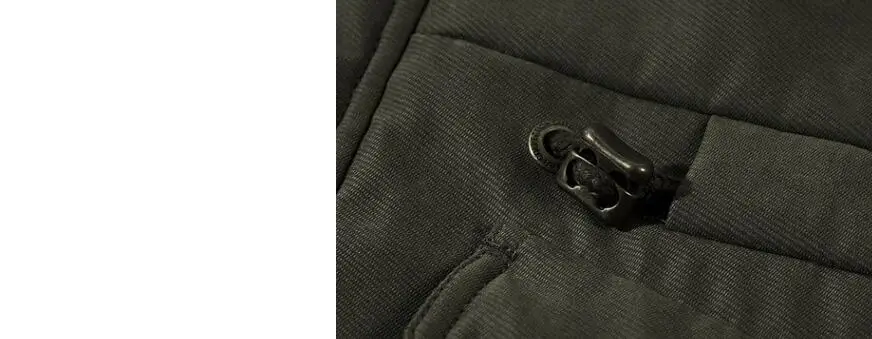 ROHOPO Парка мужская водонепроницаемая флисовая подкладка Deportes Parkas куртка, Военный стиль сафари теплые парки куртка, мужское зимнее пальто