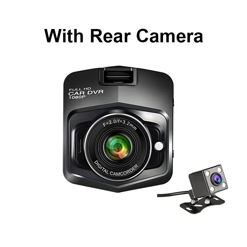 Dual Lens Мини Автомобильный видеорегистратор Olysine, видеорегистратор Full HD 1080 P, видеорегистратор с двумя объективами, g-сенсор, регистратор с двумя камерами s - Название цвета: Dual Lens