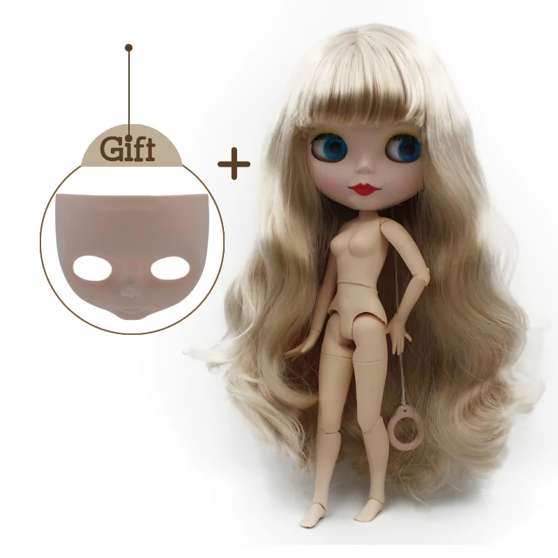 Matte Face NO.3 Заводская кукла Neo Blyth, матовое лицо, 1/6 BJD, шарнирная кукла Blyth, куклы для девочек, игрушки для новорожденных детей 5 - Цвет: Matte Face NO.3