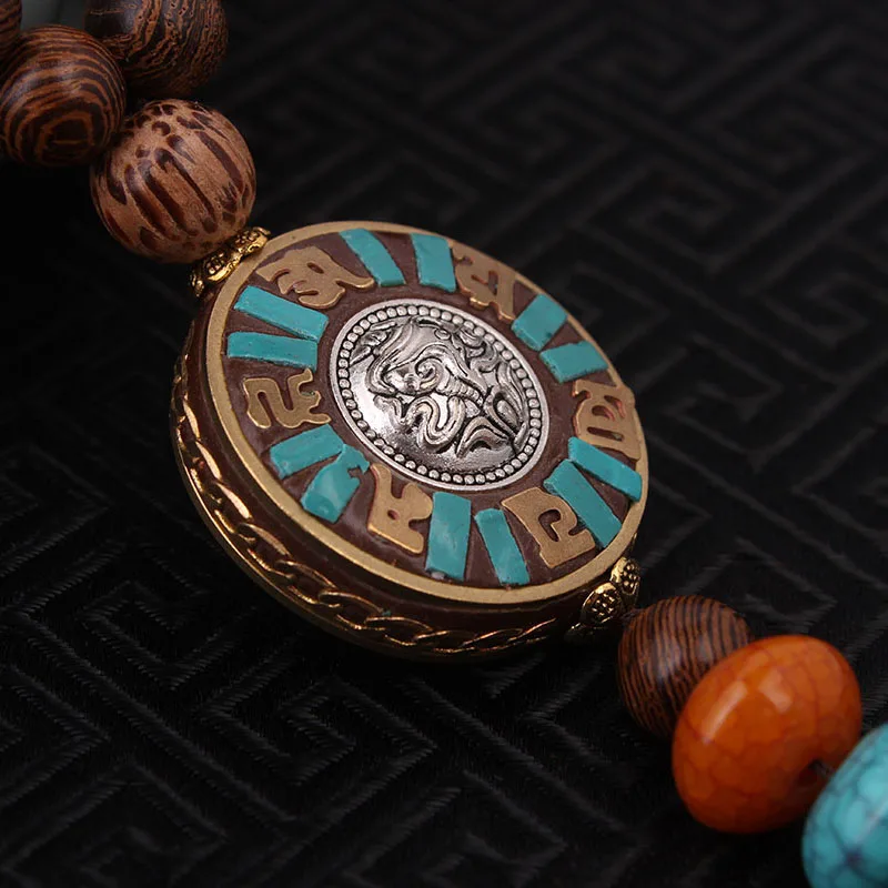 Ожерелье с модным этническим слоном винтажное ожерелье камнями ювелирные