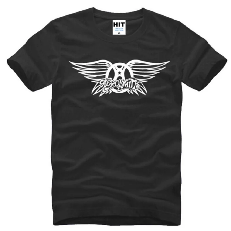 black t shirts 2 Новые летние футболки AEROSMITH DREAM ON CAT Rock, мужские хлопковые футболки с коротким рукавом, модные мужские футболки в стиле хип-хоп, рок-ролл - Цвет: black t shirts 2