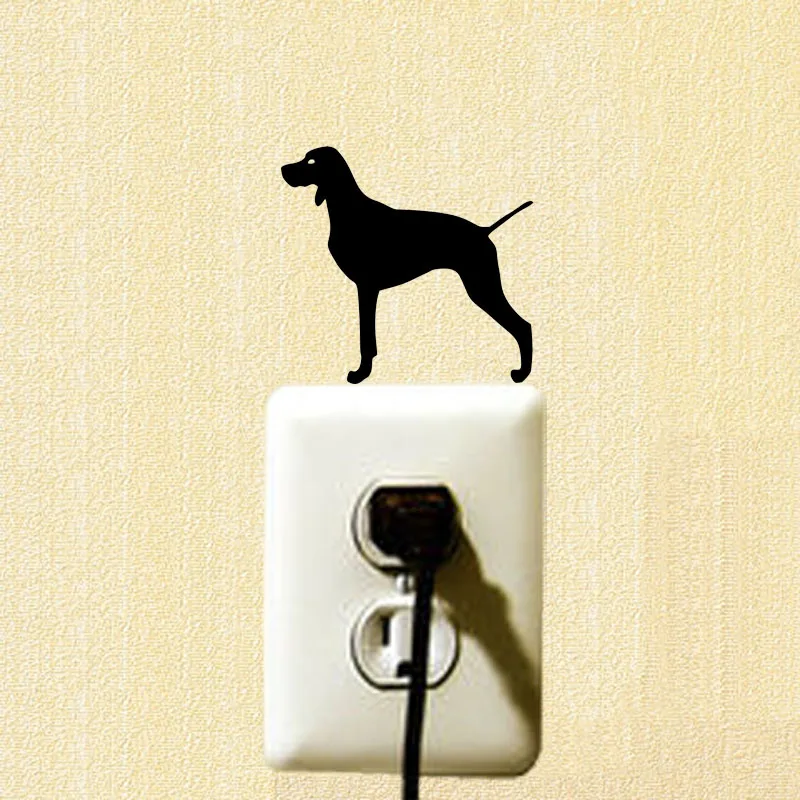 Миниатюрные виниловые наклейки Pinscher с собаками и животными 2SS0760 | Дом сад