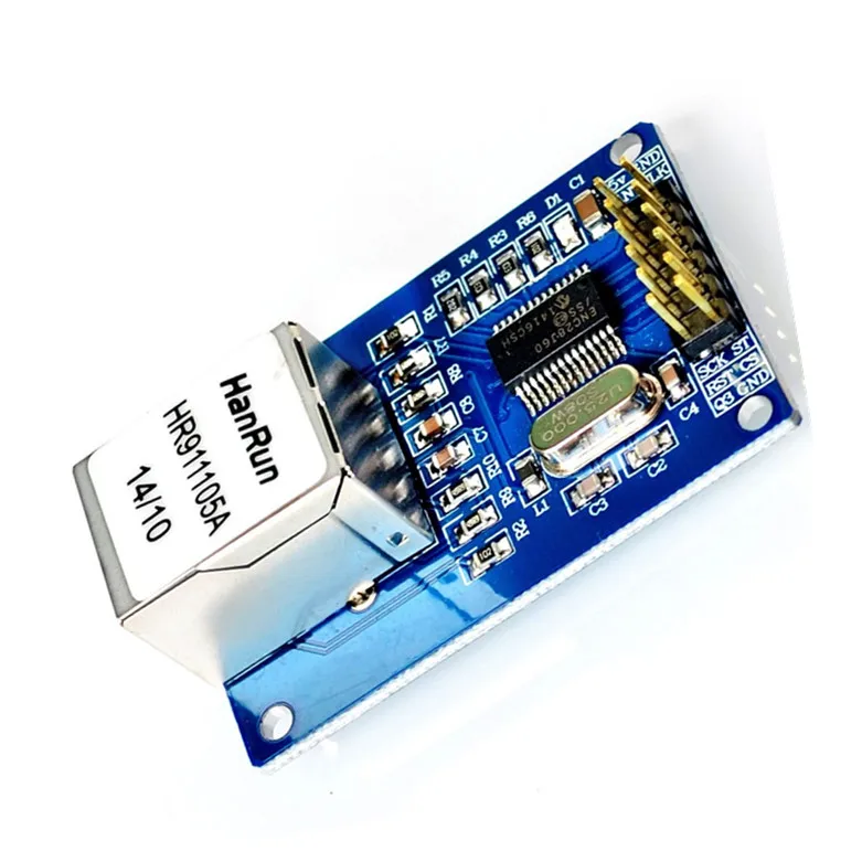 Новейшая модель ENC28J60 для сети Ethernet LAN плата Модуль гибкий кабель|Детали и