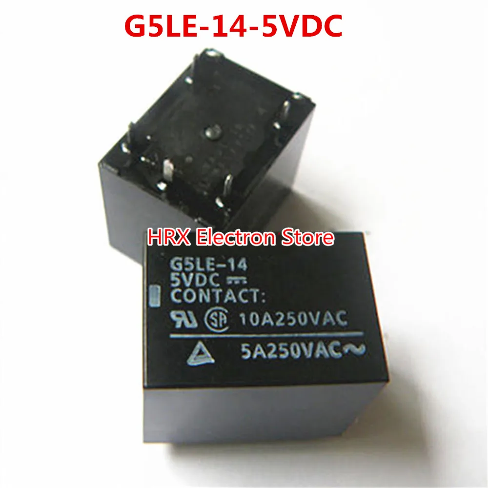10 шт./лот реле G5LE 14 5VDC 12VDC 10А 5PIN новый оригинальный|Реле| |