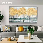 Современная HD Скандинавская Картина на холсте Счастливое дерево художественные настенные картины для гостиной домашний декор HD плакаты и принты денежное дерево