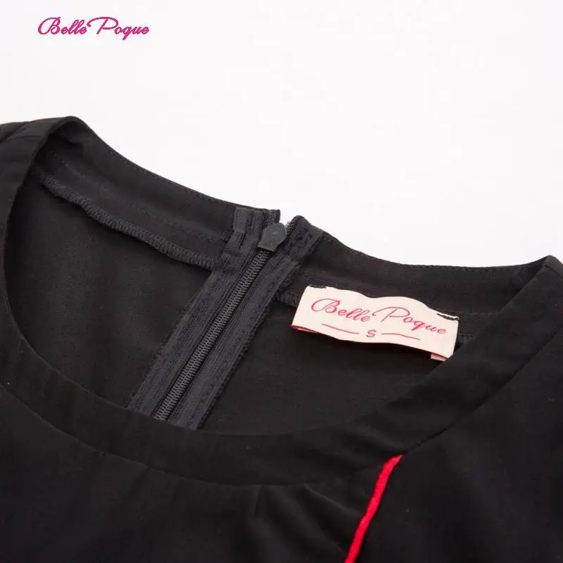Belle Poque женское платье с коротким рукавом винтажное элегантное круглый вырез в