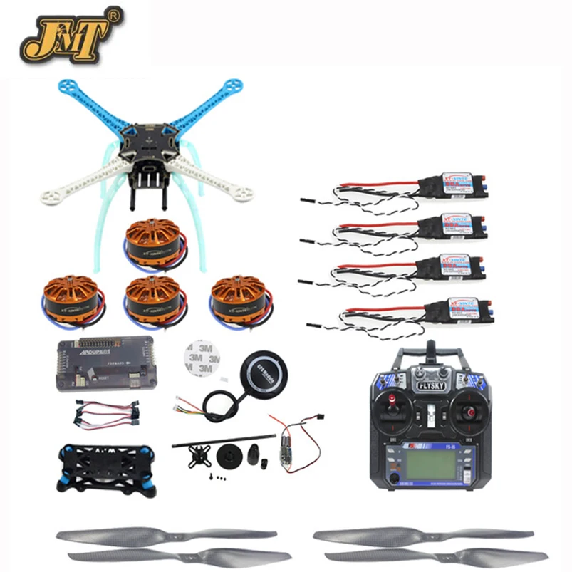 JMT APM2.8 DIY GPS Дрон 500 мм мульти-ротор с мотором 700KV 30A ESC 6CH передатчик без зарядного