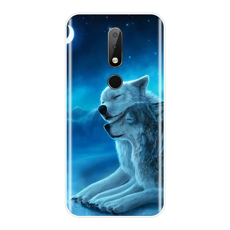 Чехлы для телефонов Nokia 7 1 6 5 3 2 силиконовый чехол крутой волк мягкая задняя крышка