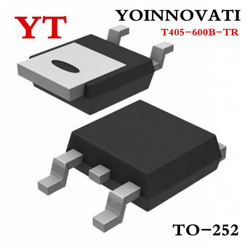 10 шт./лот T405-600B-TR T405-600B T40560 TRIAC SENS GATE 600V 4A DPAK TO-252 лучшее качество | Электронные