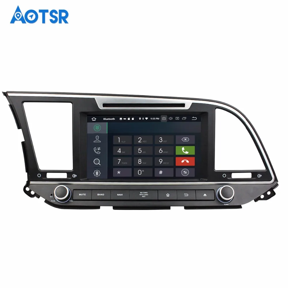 Автомагнитола 1 din Android 8 0 GPS радио для Hyundai Elantra 2016 2017 2018 сенсорный экран