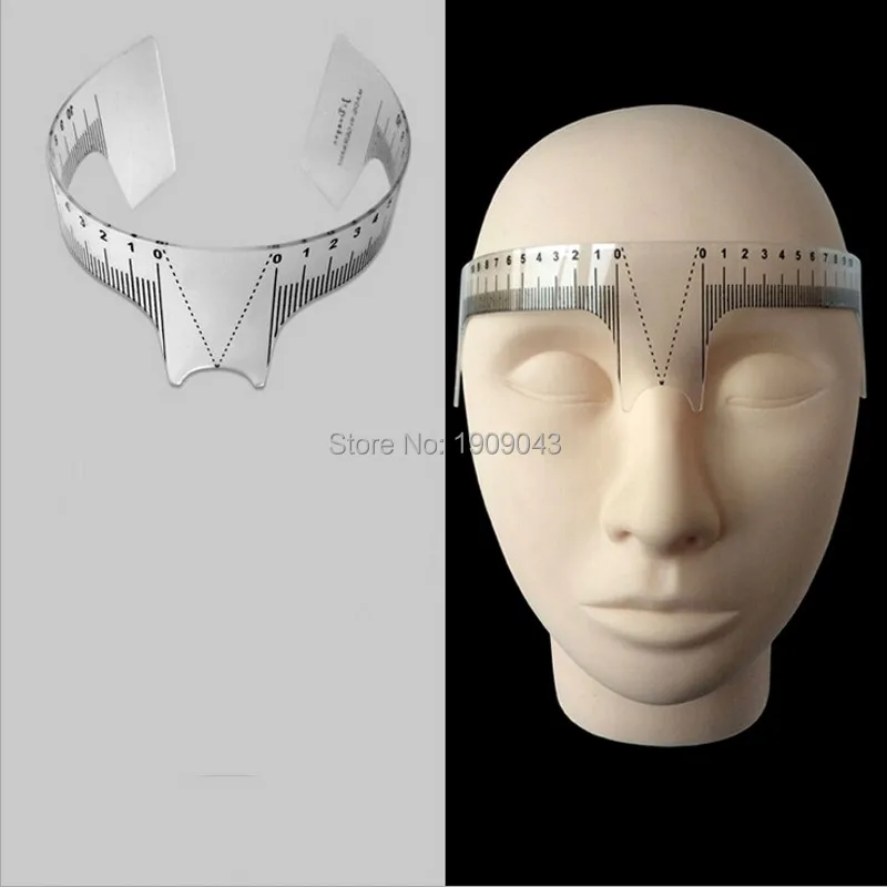 100 шт. линейка для бровей микроблейдинга | Красота и здоровье