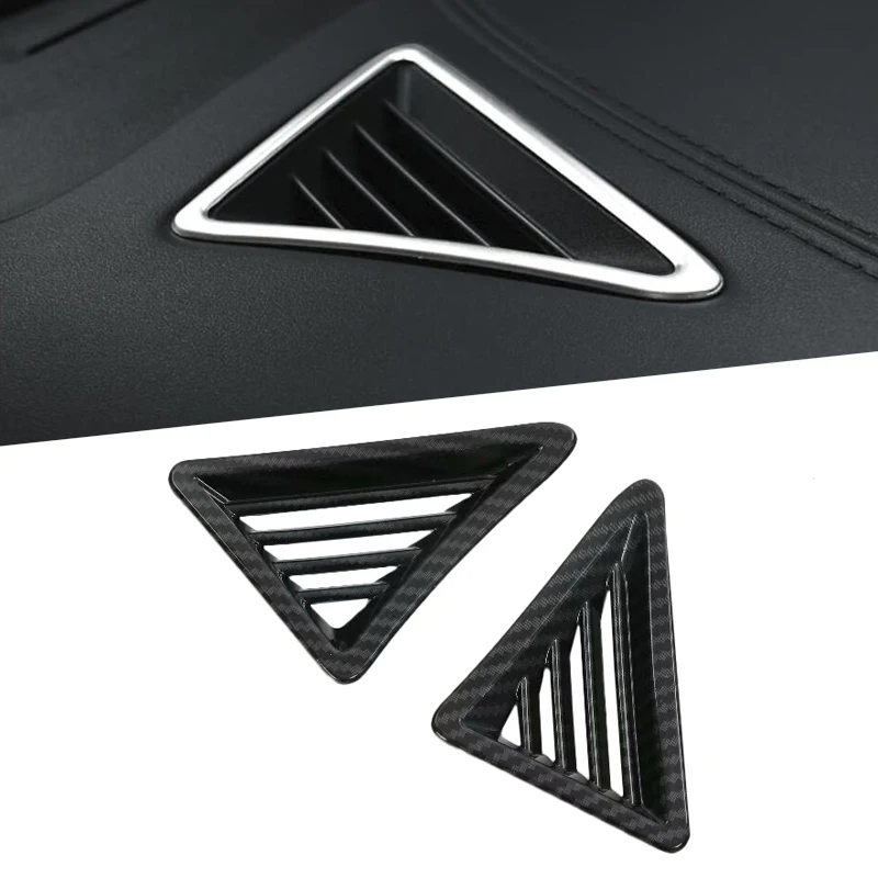 

ABS Matte Front Console Air Conditioner Outlet Cover Strip AC Vent Mouldings For Toyota Alphard Vellfire 2016 2017 2018