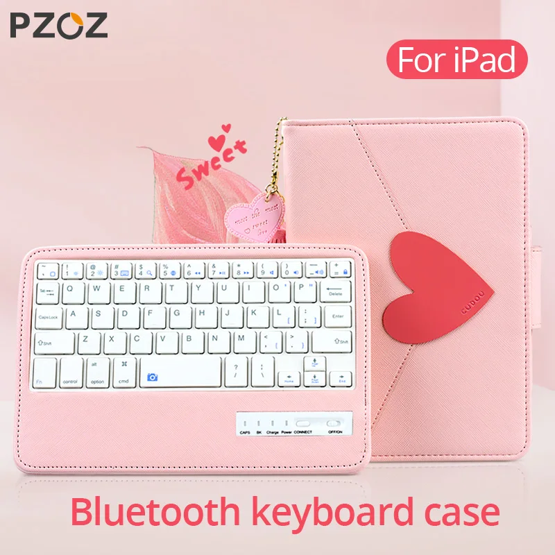 PZOZ чехол для Apple iPad Pro 9,7 10,5 дюймов Новинка iPad mini 5 4 3 Air 1 2 защитный чехол с Чехлы C клавиатурой Bluetooth