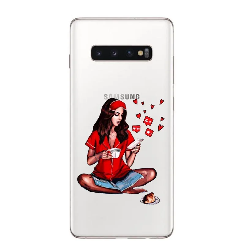 TPU Для samsung Galaxy S10 E Lite чехол S10Plus силиконовый чехол ТПУ чехол для телефона для samsung S10 Plus G975F S 10 SM-G973F чехол мягкий - Цвет: TPU