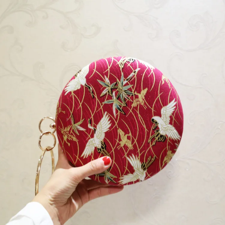 Angelatarch Новое поступление китайский стиль Cheongsam Винтажный Классический в стиле ханьфу круговой вечерняя сумка через плечо дневной клатч ручные сумки