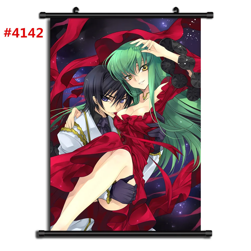 4142 Код GEASS Аниме Манга настенный плакат свиток домашнее украшение Стены Искусства - Цвет: 4142