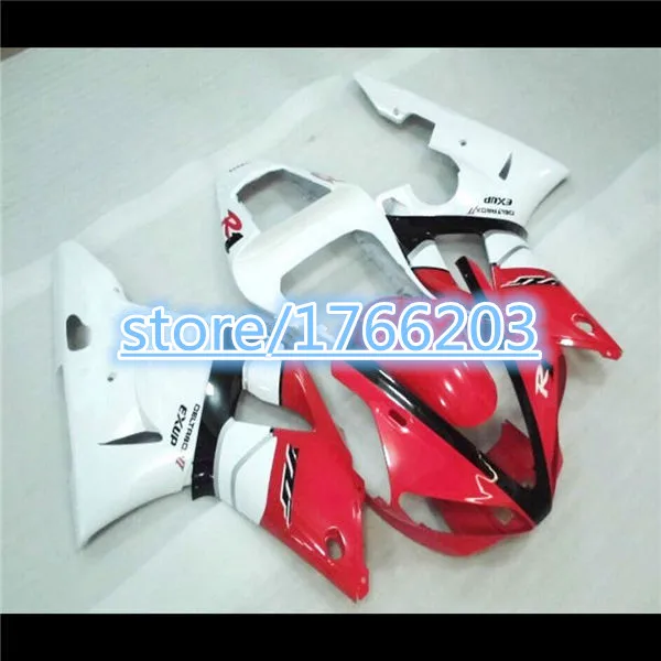 

red black For YZF-R1 Red white YZF-1000 00-01 YZF R1 YZF 1000 YZFR1 YZF1000 00 01 2000 2001 Fairing Kit