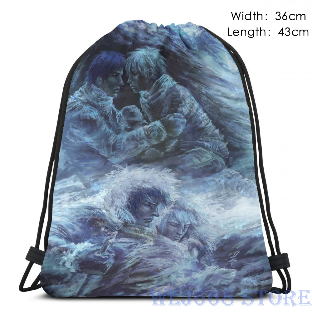 Funny graphic print shoulder Bags women Left hand of darkness Single backpack travel for men Gym Bag | Багаж и сумки