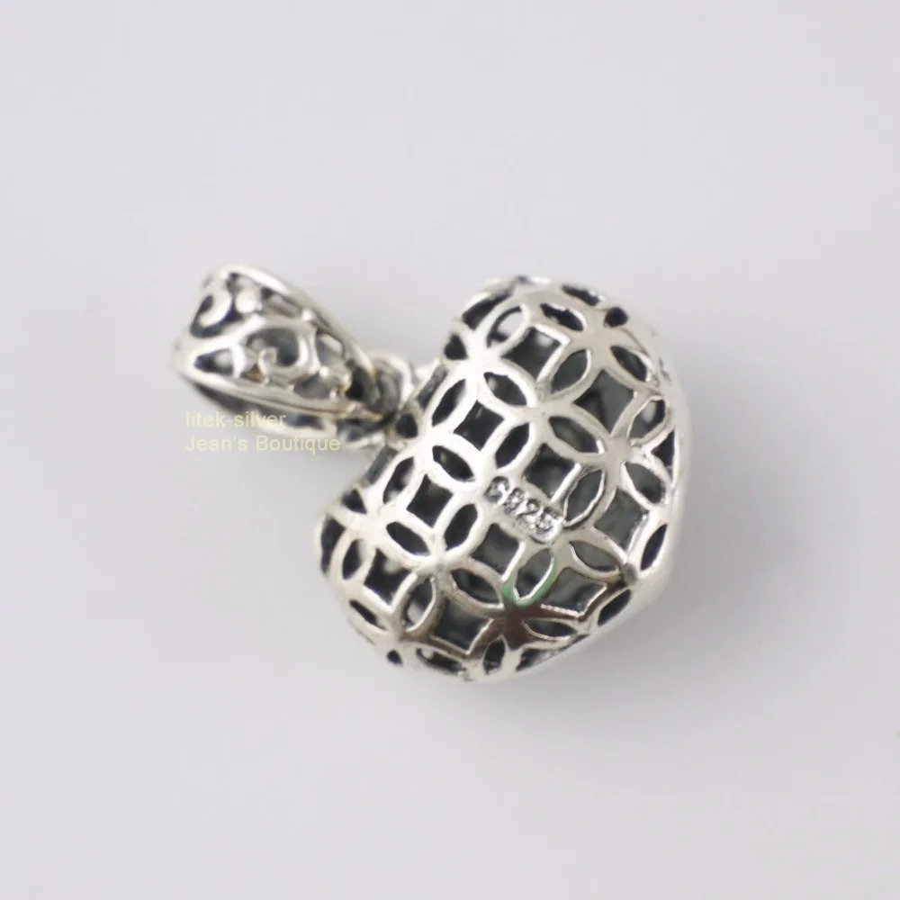 Sterling Silver Chinese Lotus Long Life Lock Charm Necklace Pendant A2224 | Украшения и аксессуары