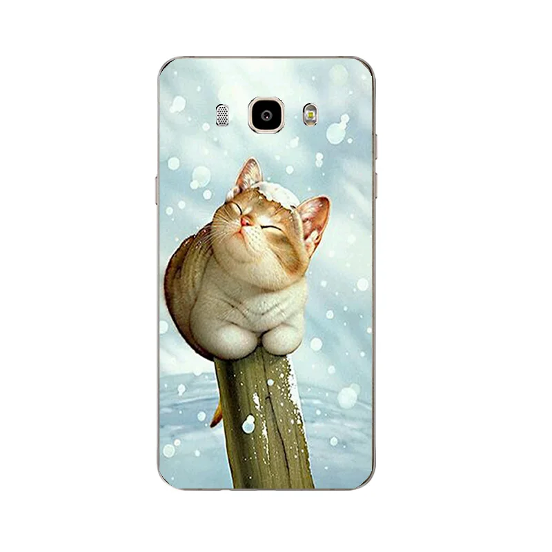 Сделай Сам для Samsung Galaxy J7 2015/2016/2017 чехол J700/J710 J730 S4 S5 Мягкий TPU кошек с семейным