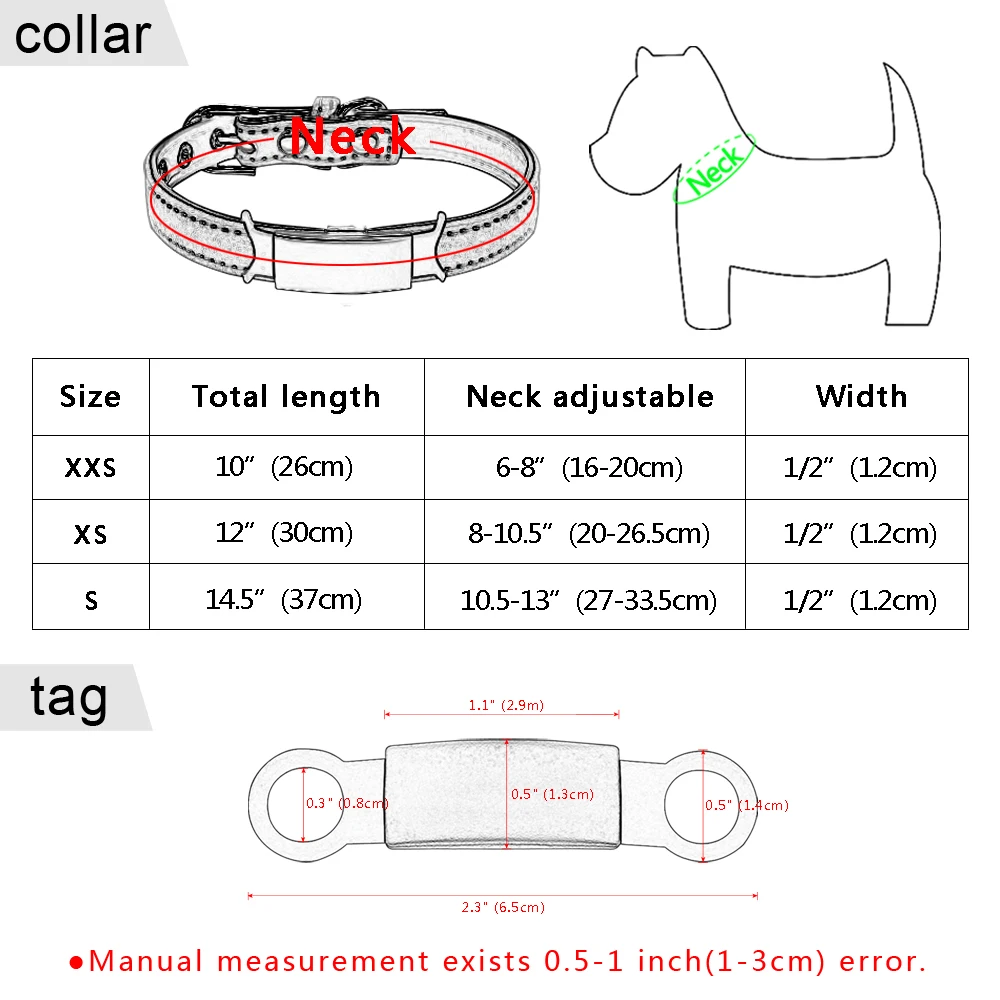 Soft Cat Collar and Tag Set Cat Dog Collars Personalized Padded ID Collars Puppy Pet For Small Medium Cats Free Bell XXS
Soft Cat Collar and Tag Set Cat Dog Collars Personalized Padded ID Collars Puppy Pet For Small Medium Cats Free Bell XXS