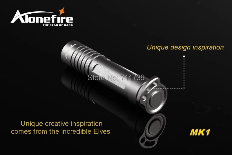 Фонарик AloneFire Elves MK1 CREE XP G R2 светодиодный легкий для 1 батареи xAAA или 14500|lamp wall|lamp