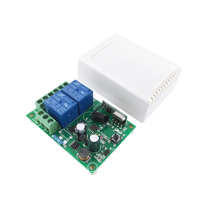 433 МГц Универсальный беспроводной пульт дистанционного управления AC 85 в 110 В 220 2CH