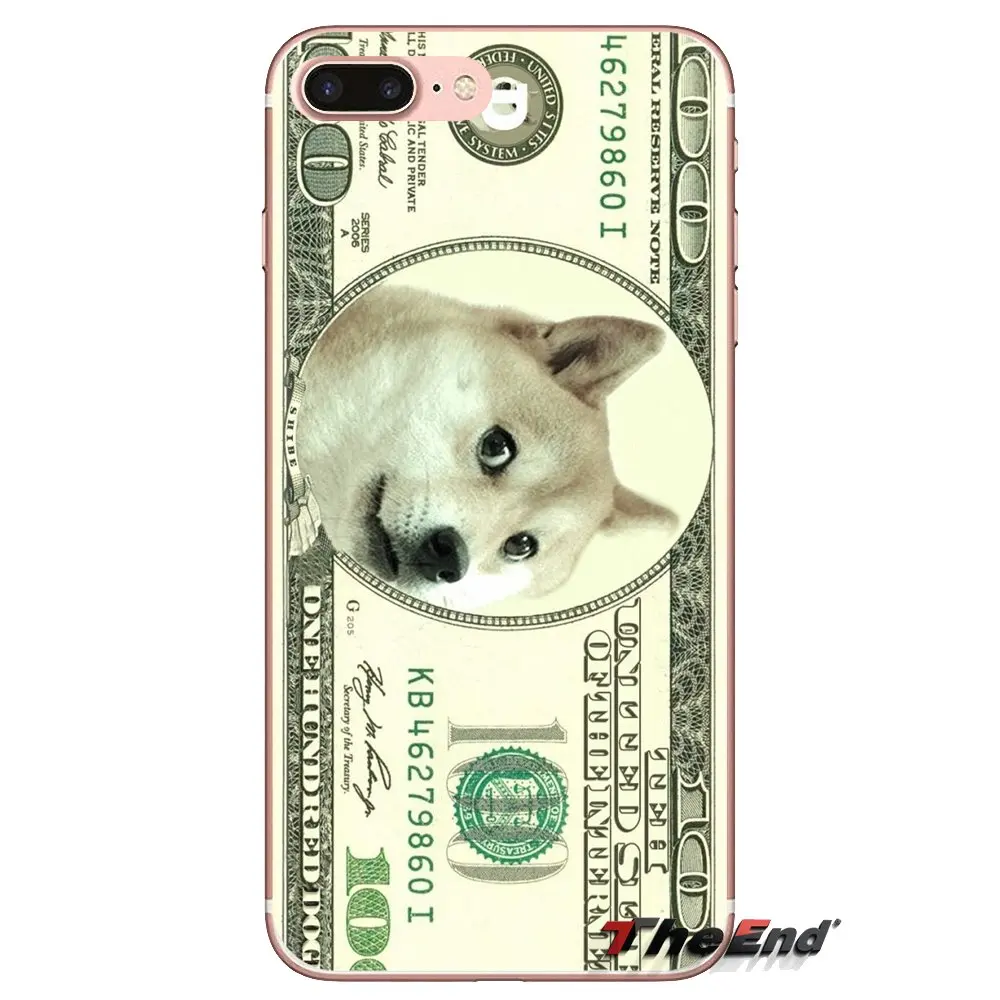 For Samsung Galaxy J1 J2 J3 J4 J5 J6 J7 J8 Plus 2018 Prime 2015 2016 2017 Doge Dollar Meme Mone Money Art Soft Transparent Cover |