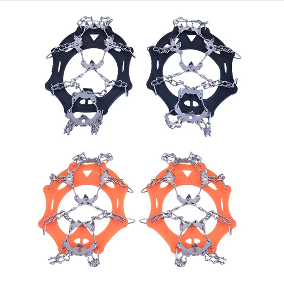

YINGTOUMAN Hot Sell 19-Teeth Outdoor Bundled Crampon Ice Gripper Hiking Climbing Ice Gripper Cleats Crampon Anti Slip Ice Shoes