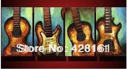 1.6 м размер 100% ручная роспись скрипка музыка строки абстрактный пейзаж стены дома