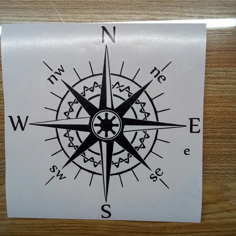 Автомобильный Стайлинг Nswe Compass Wind Rose Bardian Vinyl наклейки на автомобиль|car sticker|car