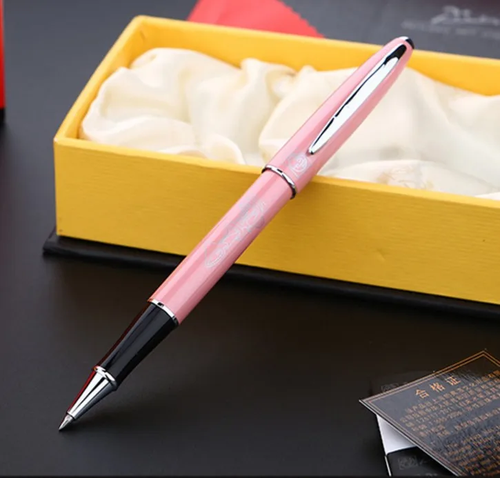 Pink Высокое качество, аутентичный Пикассо, Художественный дворец PS-606, шариковые ручки, металлическая шариковая ручка, инструмент для обучения офиса, ручка для письма - Цвет: Pink