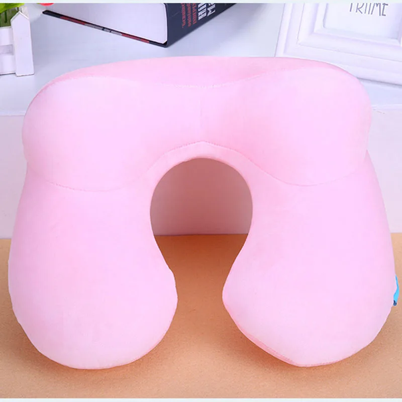 U образная подушка для путешествий самолета надувная шеи аксессуары удобные