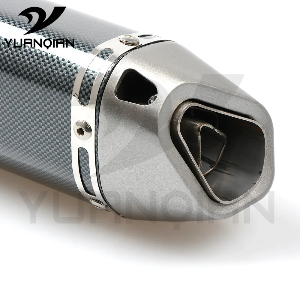 Universal Stainless steel motorcycle exhaust pipe muffler inlet 51mm FOR KAWASAKI Z250 Z750 Z800 Z1000 ZR800 ZRX1200 | Автомобили и