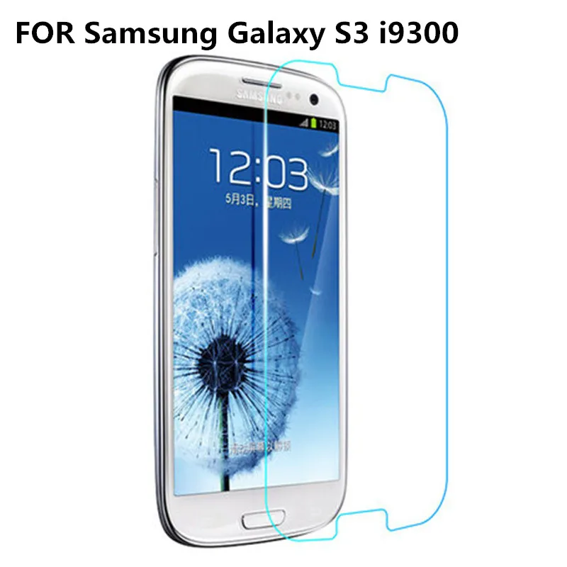 100 шт./лот для Samsung Galaxy S3 i9300 закаленное стекло защиты экрана без упаковки
