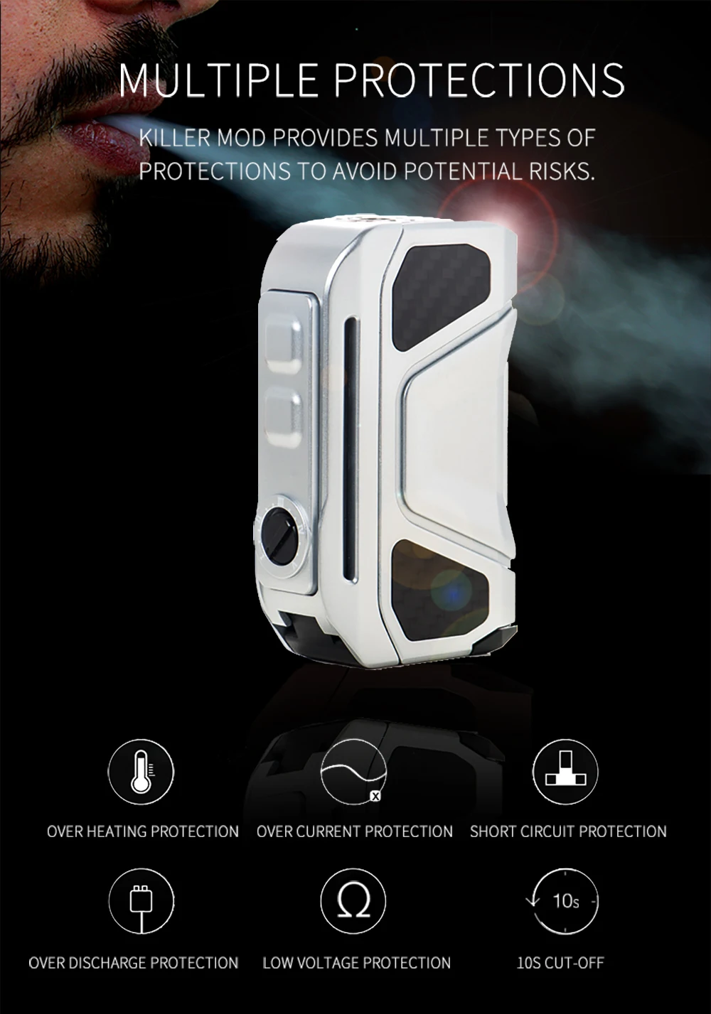 BENECIG 260 Вт вейпер Benecig убийца vape механическая мод с бесплатной vaporzier Ijoy Торнадо RTA Sub