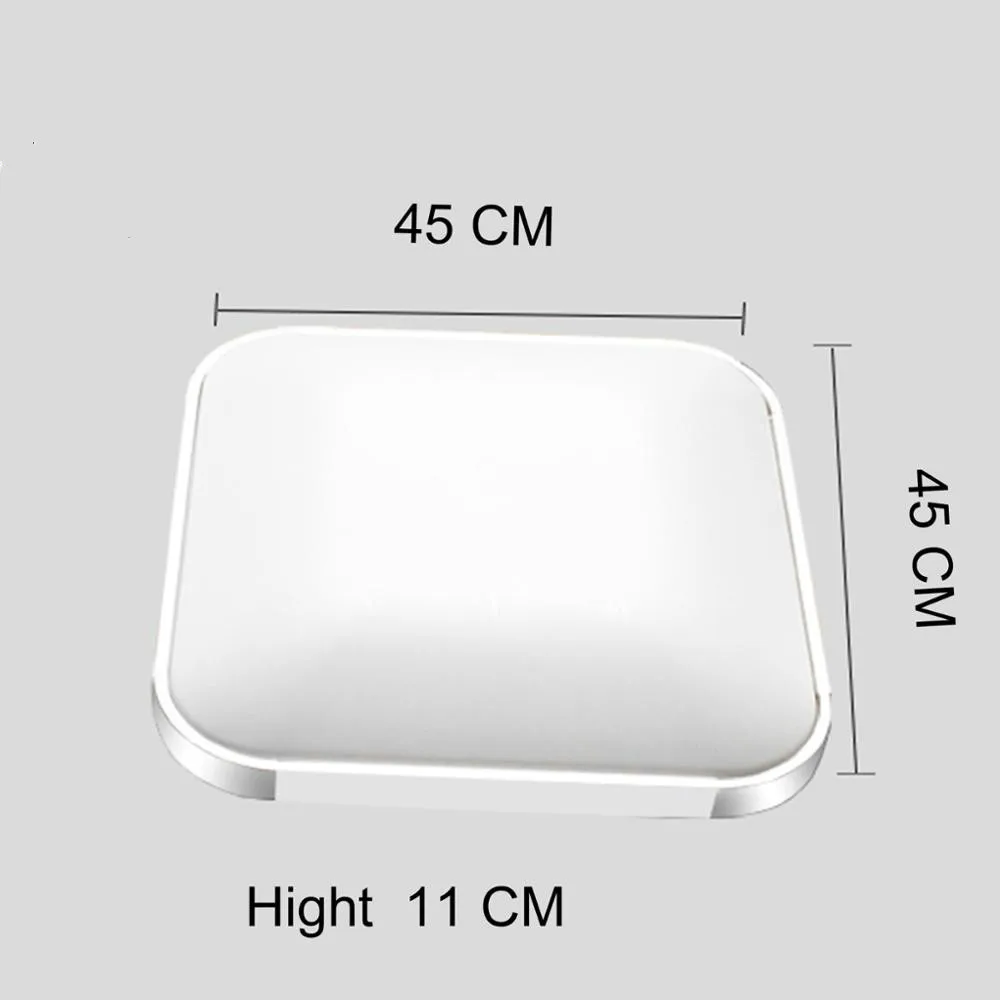 Dim 45X45 24W 50% скидка современный светодиодный потолочный светильник Apple квадратная 24 Вт 30 см светодиодный потолочный светильник кухонный светильник для спальни современная гостиная - Цвет корпуса: Dim 45X45 24W