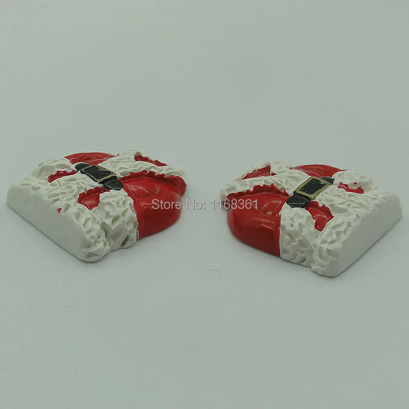 1 шт./лот рождественское пальто из смолы с плоским дном для папы 29 мм кабошоны