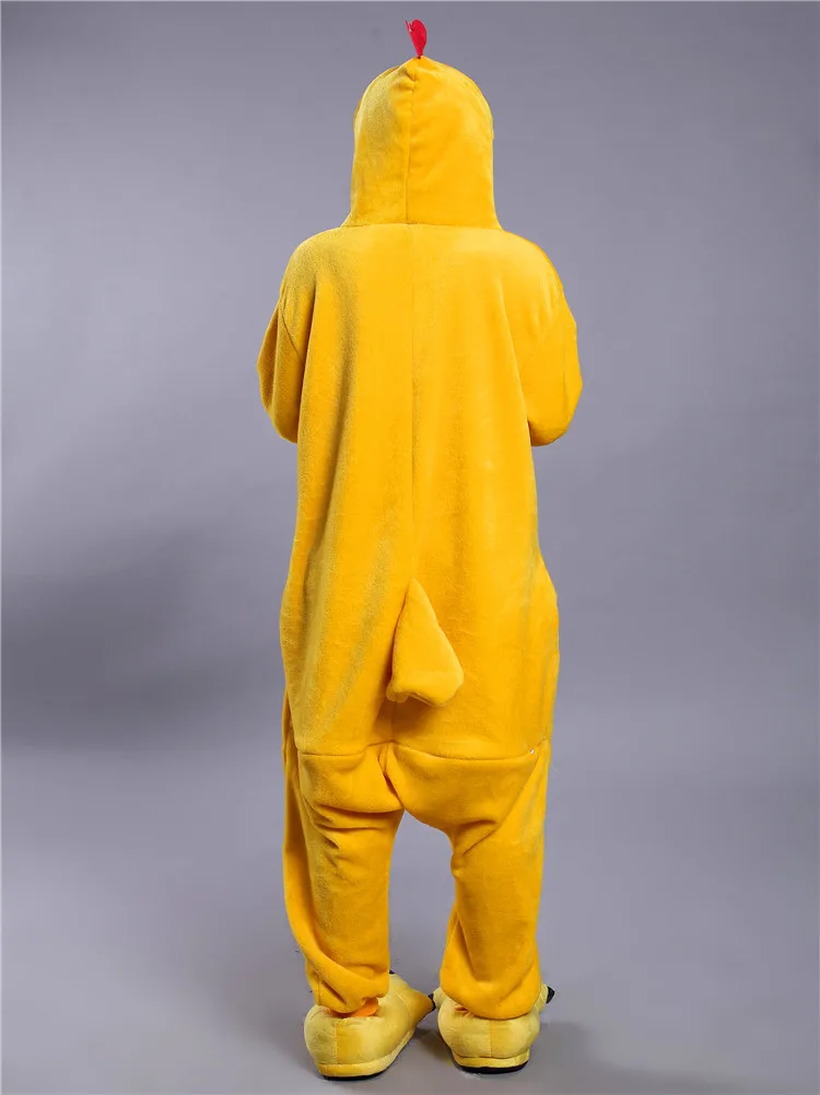 Новинка Пижама с изображением Зодиака и цыпленка зимние комбинезоны Kawaii аниме