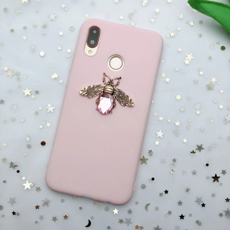 Силиконовые Карамельный цвет пчела чехол для Xiaomi 9 Pocophone F1 8 6 6X Mix 2 s Redmi iPhone 7 6 Plus Pro 4X S2 4 5 Plus Note 4 5A Prime 4X мягкий чехол из ТПУ