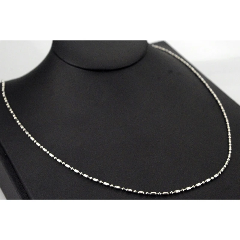 Женские и мужские цепочки цепочка 60 см серебристые ожерелья никогда не выцветают