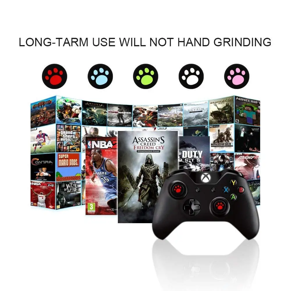 10 шт. силиконовые сменные колпачки для джойстика PS3 PS4 Dualshock 4 Xbox One/360|Запасные