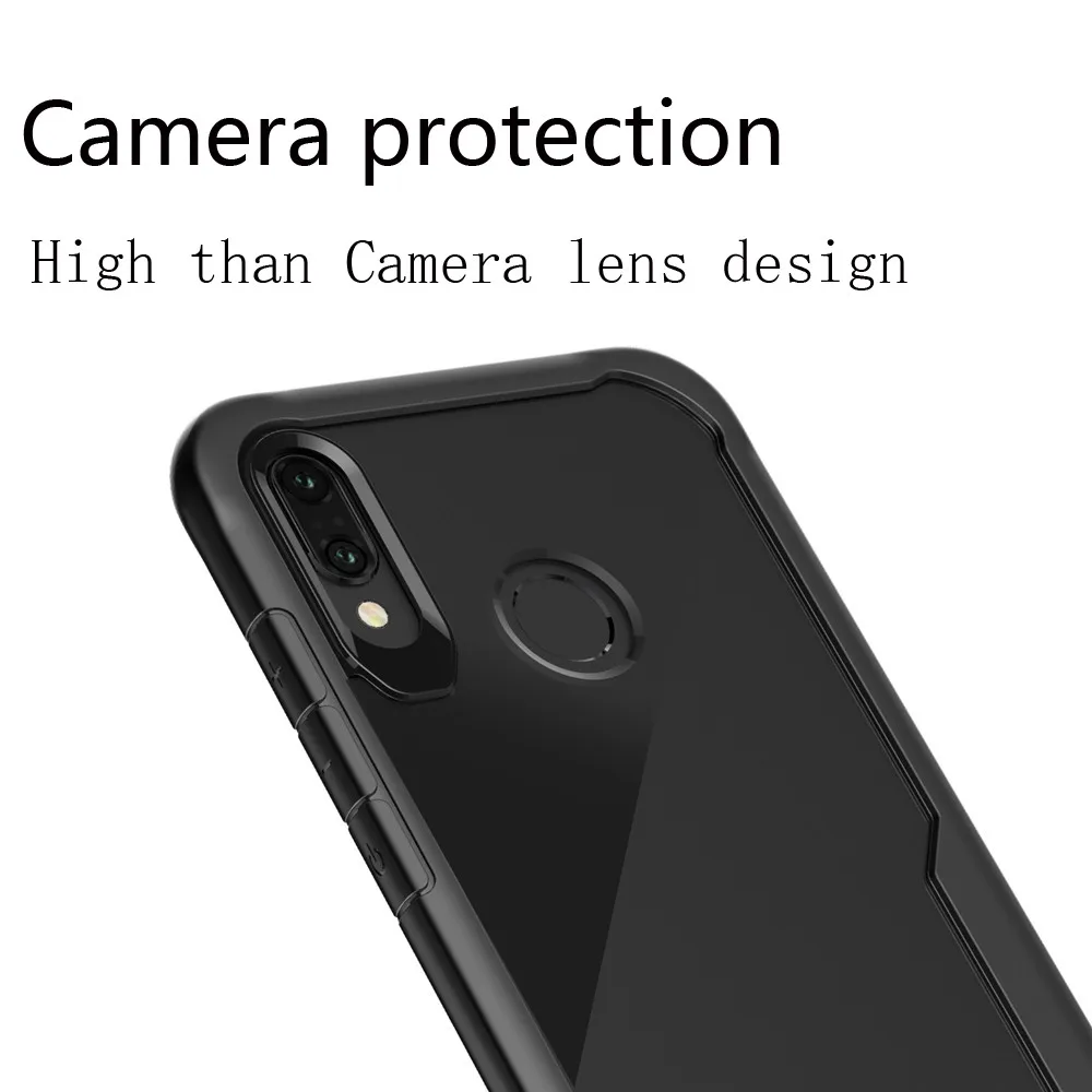 Case for Huawei P20 Mate 10 20 Lite Pro Nova 4 3 e P Smat Plus 2019 Honor Note 8X Max Soft Silicone Transparent Cover |