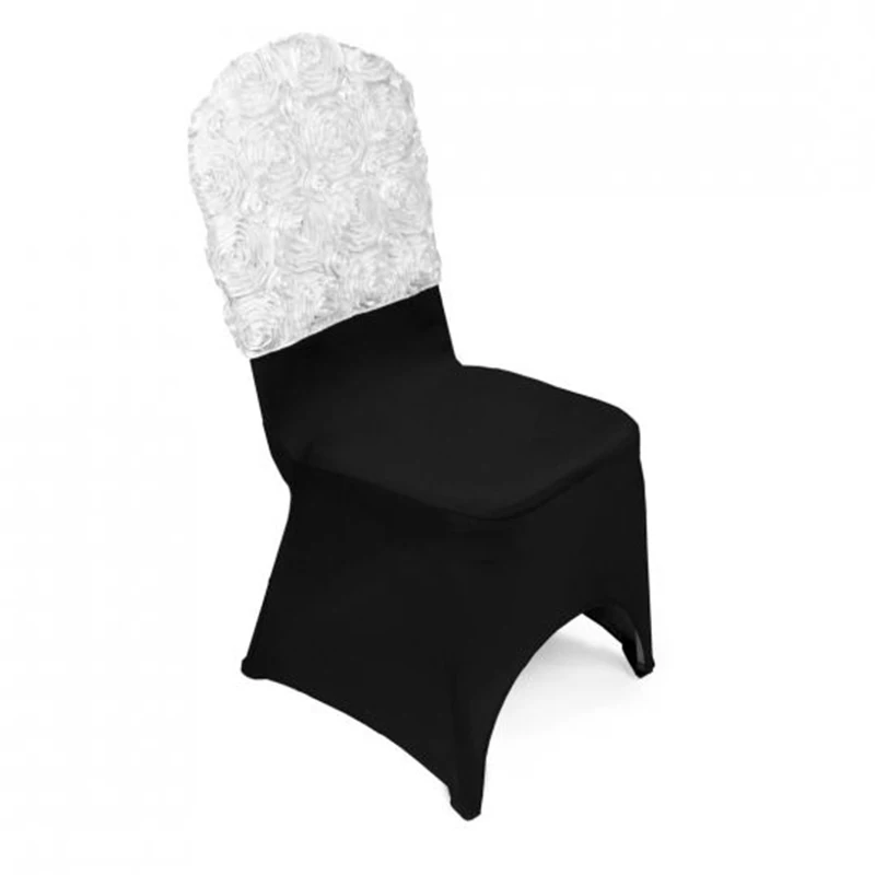 100 шт. пояс для стула растягивающийся атласный стул с розочками кепка отеля