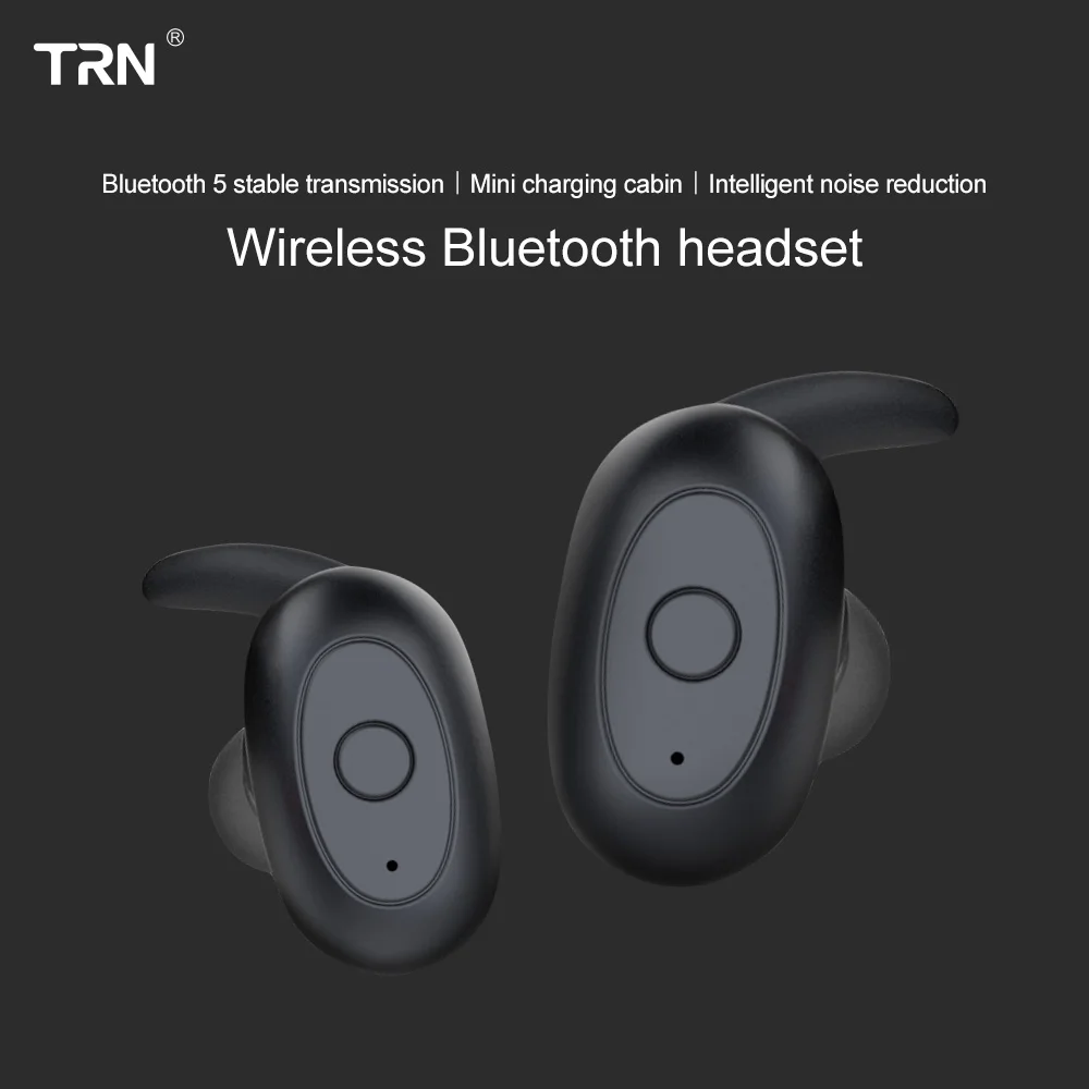 TRN T100 беспроводные Bluetooth наушники V5.0 чип гарнитура интеллектуальное