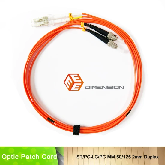 Duplex fiber optic cable price manufacturers ST/PC-LC/PC MM50/125 2mm |