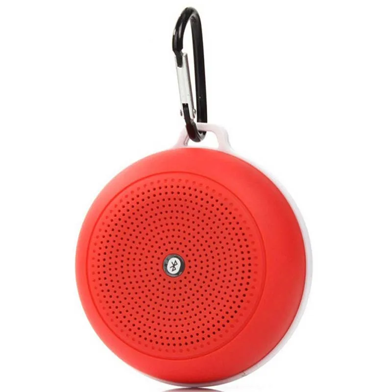 Маленькая круглая Беспроводная Bluetooth колонка FM радио музыкальный плеер с