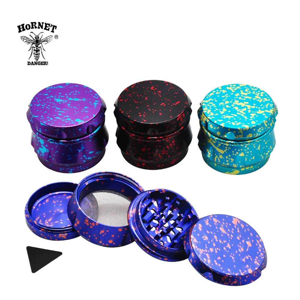 HORNET табак шлифовальный барабан алюминиевый Металл измельчители трав для курения