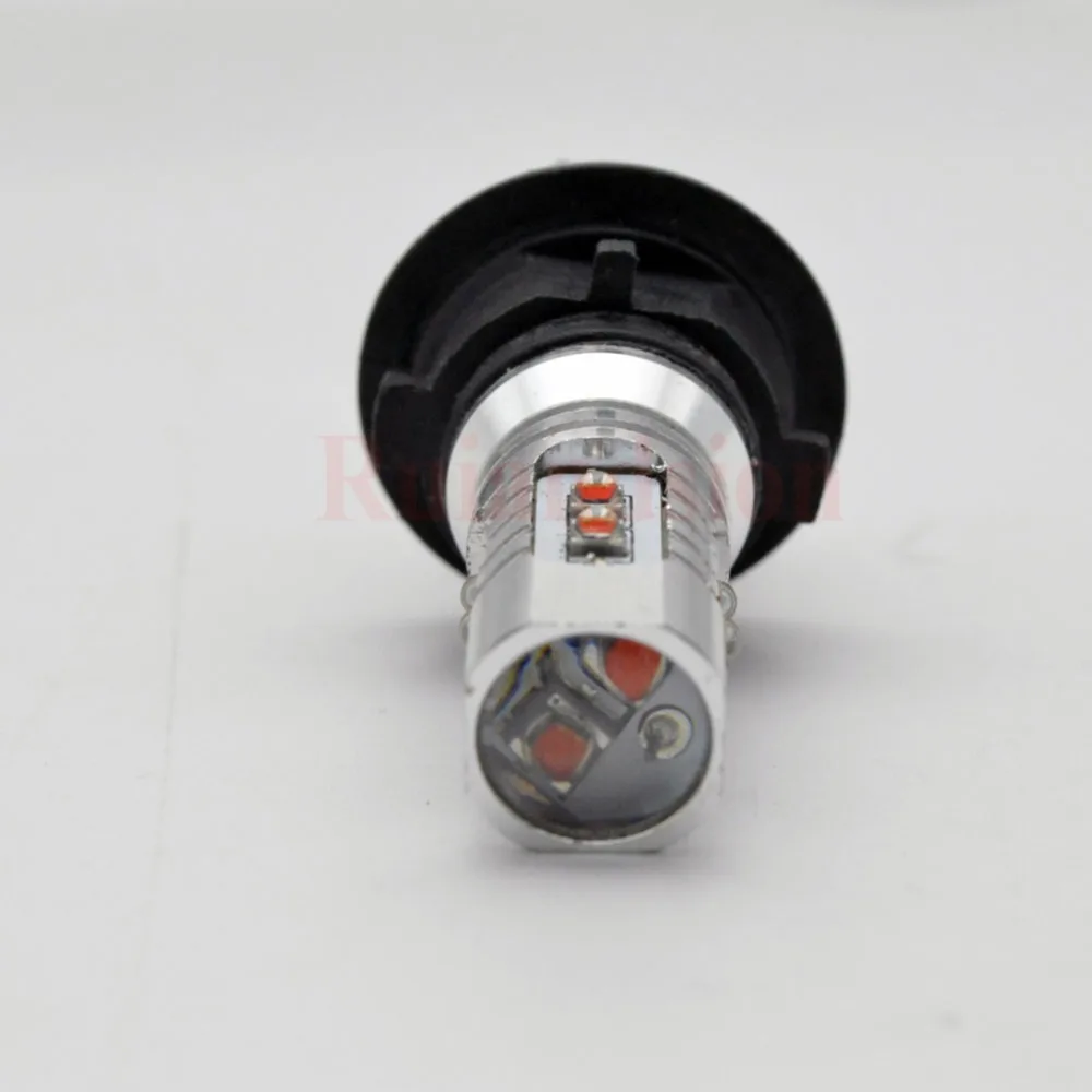 2x50 Вт желтый CANbus PH16W PH24WY светодиодный светильник 12-24 В для Chevrolet Camaro Cadillac SRX Ford aurus GMC Acadia резервные задние фонари